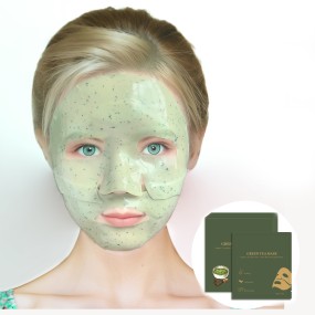 Face Sheet Mask - OEM Natural Tea Matcha Collagen Supplier