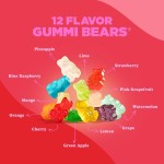 Popular Gummy Candy - 12 Fruit Flavors Soft Chewy