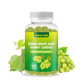 Green Grape Gummies - OEM Pectin Candy Custom