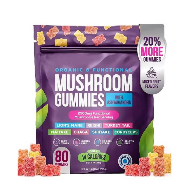 Lion's Mane Gummies - Organic Mushroom Supplement