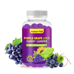 Purple Grape Gummies - OEM Juice Pectin Custom