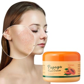 Night Face Cream Factory - MULAN Papaya Whitening Hydrating Quick Absorb