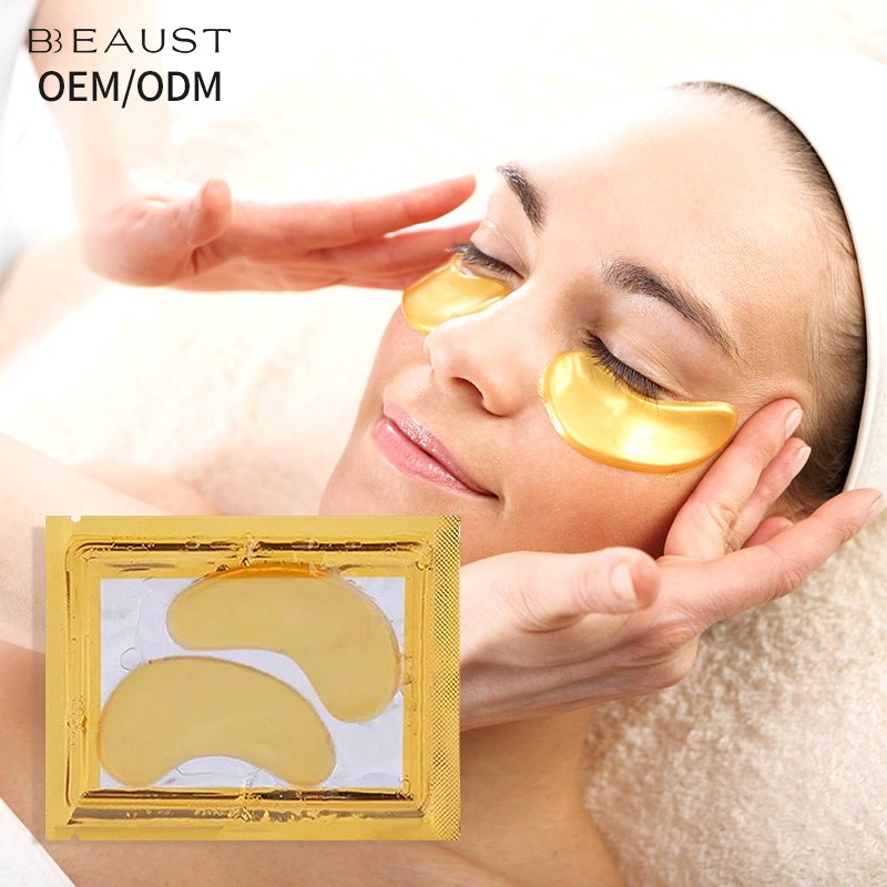 Gel Eye Mask Manufacturer - Custom Gold Foil Herbal