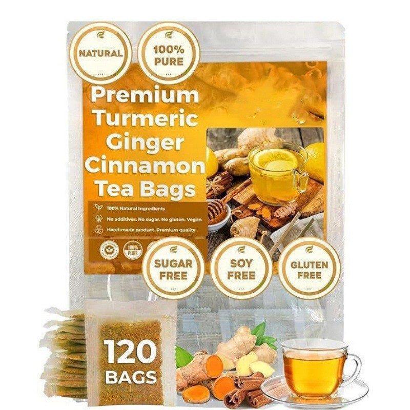 Herbal Tea Manufacturer - Turmeric Ginger Cinnamon Flavor Bag