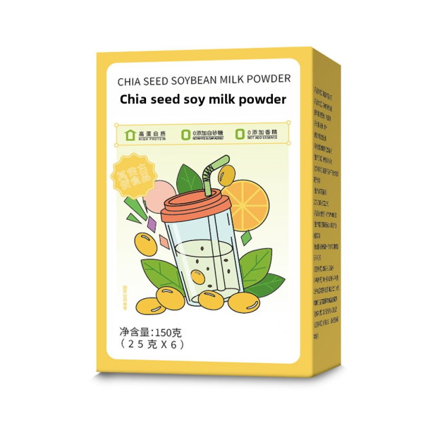 Meal Replacement Powder Factory - Chia Seed Soy Milk Colorful Barrel