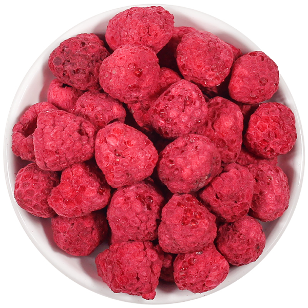 Freeze Dried Fruit Manufacturer - Whole Raspberry Crumbs Cake Decoration