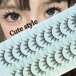 False Eyelashes Manufacturer - Wholesale 10 Pairs Manga Style