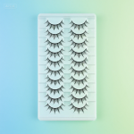 False Eyelashes Manufacturer - Wholesale 10 Pairs Manga Style