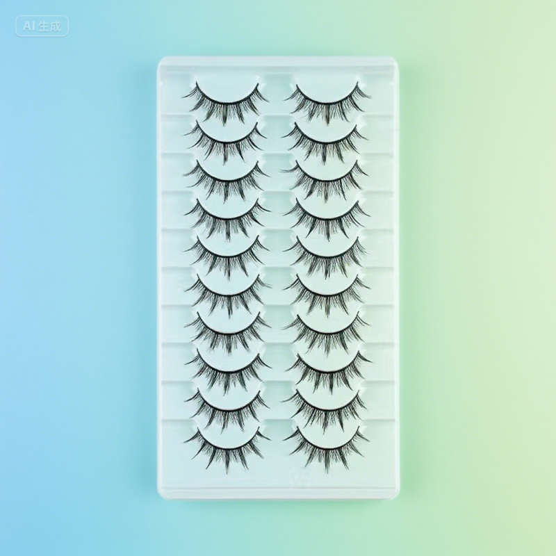 False Eyelashes Manufacturer - Wholesale 10 Pairs Manga Style