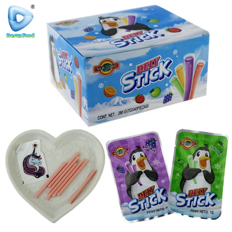 Fruit Flavor CC Stick Candy Manufacturer - With Tattoo