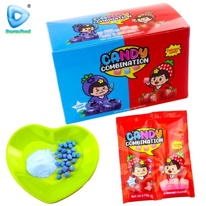 2 in 1 Soft Candy Supplier - With Sour Powder