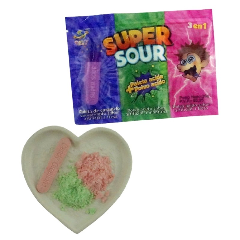 3 in 1 Pressed Stick Candy Factory - With Sour Powder