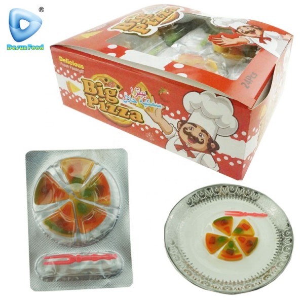 Pizza Gummy Soft Candy Factory - Colorful with Fork