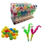 Plastic Trumpet Toys Manufacturer - Custom with Candy