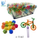 Plastics Bicycle Toy Supplier - With Candy Sweet