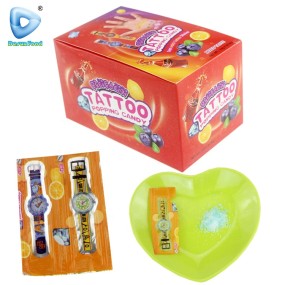 Tattoo Watch Candy Supplier - Popping with Sticker Toy