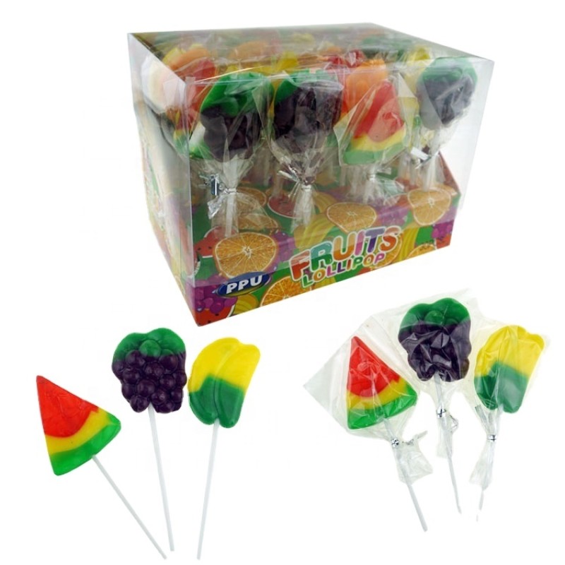 Colorful Fruity Lollipop Factory - Custom Shaped Sweet