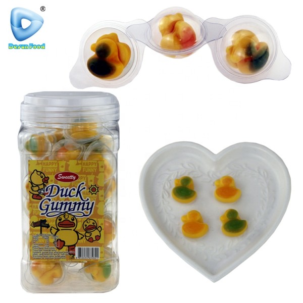 Yellow Duck Shape Gummy Candy Factory - Chewy Soft