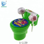 Toilet Bowl Toy Lollipop Candy Factory - With Sour Powder