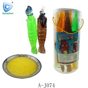 Shrimp Shape Fruit Jelly Supplier - Assorted Flavor