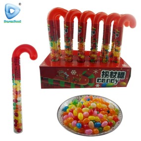 Jelly Bean Candy Manufacturer - OEM Custom Christmas Plastic Cane