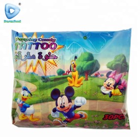 Halal Popping Candy Supplier - Mix Fruit Flavor Tattoo