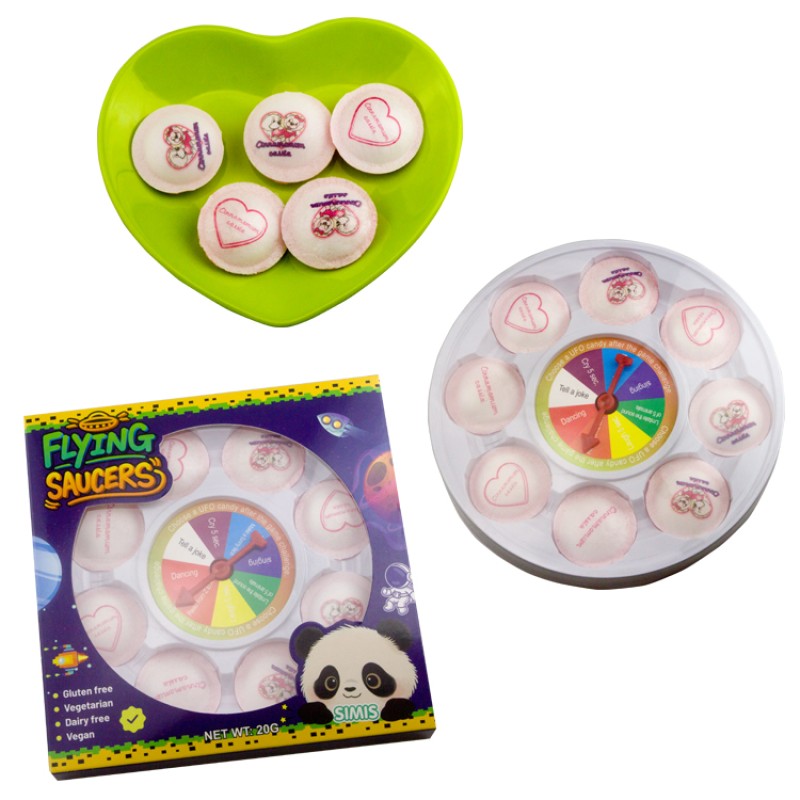 Flying Saucers Candy Factory - Wafer Filled Sour Powder