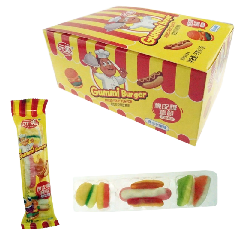 Hamburg Hot Dog Gummy Candy Manufacturer - Halal Soft