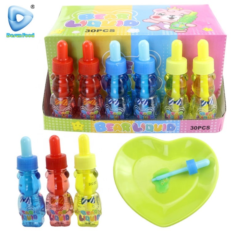 Dropper Bear Bottle Candy Supplier - OEM Liquid Fruit Jam