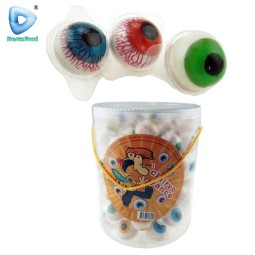 Halloween Eye Ball Gummy Candy Supplier - Filled Jam