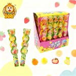 3D Fruit Shape Gummy Lollipop Supplier - Wholesale Sweet Fruity Flavor Chewy