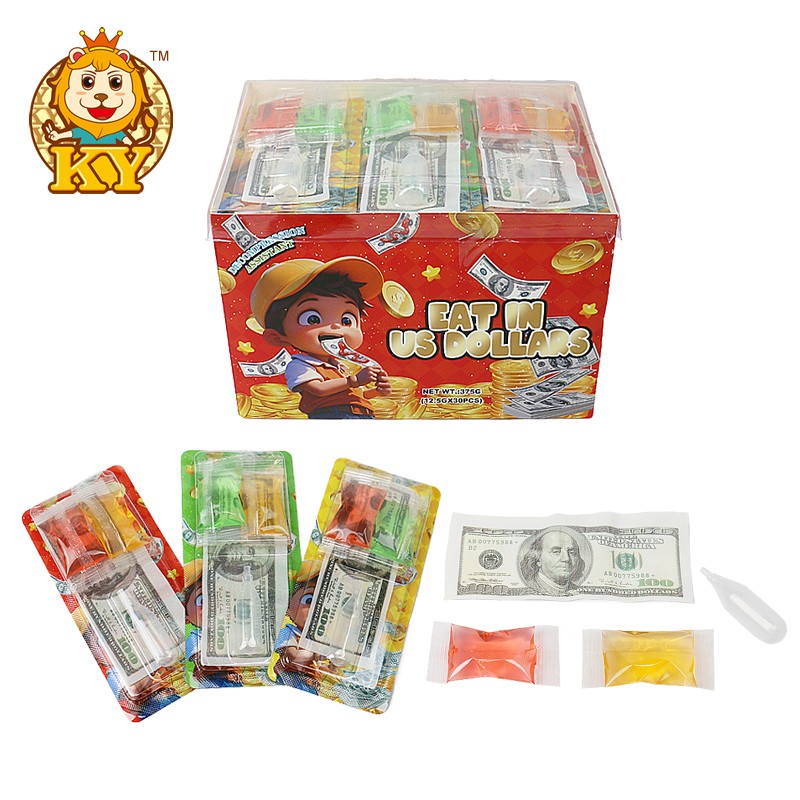 Dollars Rice Paper with Liquid Candy Factory - OEM Custom Money Shape