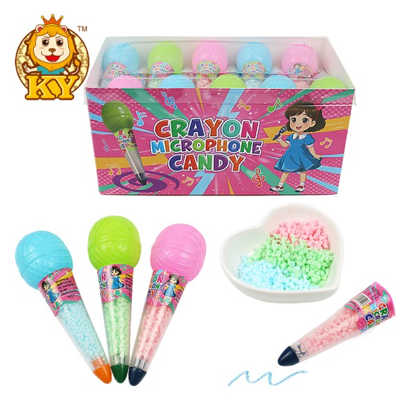 Microphone Shaped Hard Candy Factory - Wholesale Sweet Fruity Flavored Powder