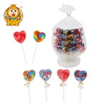 Heart-Shaped Lollipops Manufacturer - Wholesale Colorful Fruity Hard Candy