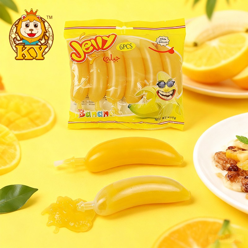 Banana Shape Jelly Pudding Supplier - Wholesale Fruity Flavor Soft for Kids