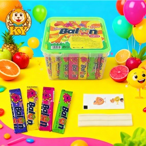 Bubble Gum Candy with Tattoo Factory - Wholesale Sweet Fruity Flavor Chewy