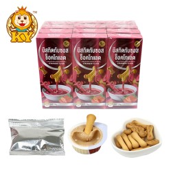 Bone Shaped Cookies Factory - Wholesale Cute with Strawberry Sauce Chocolate