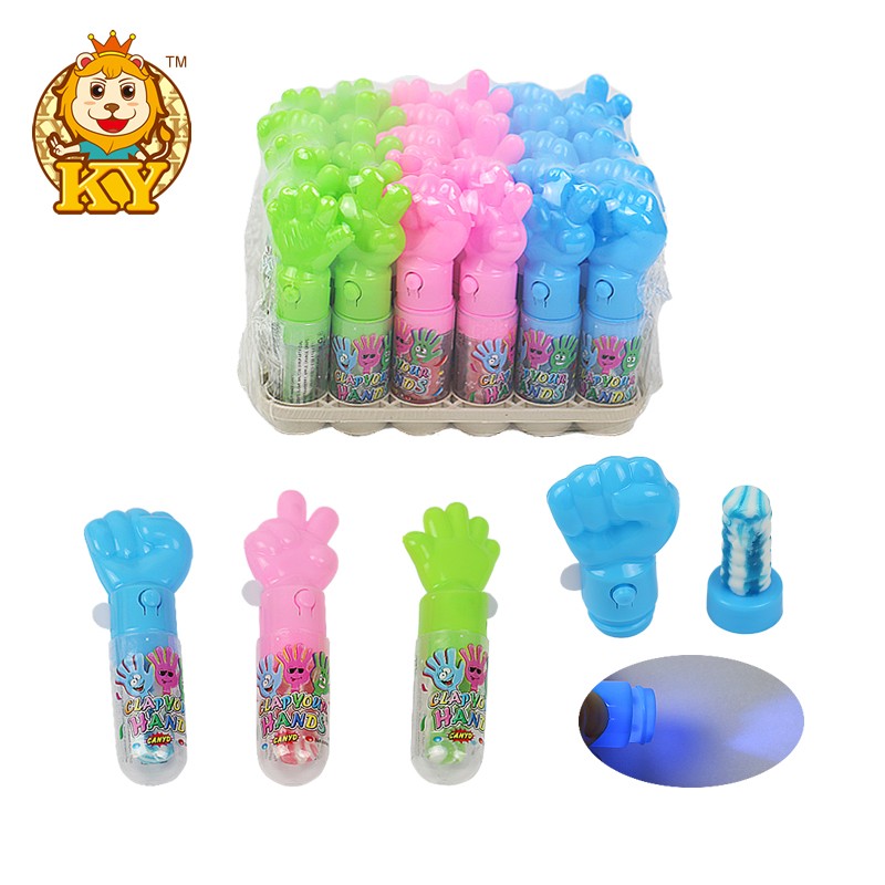 Rock Paper Scissors Toy with Candy Manufacturer - Wholesale Flashlight Lighting Nipple