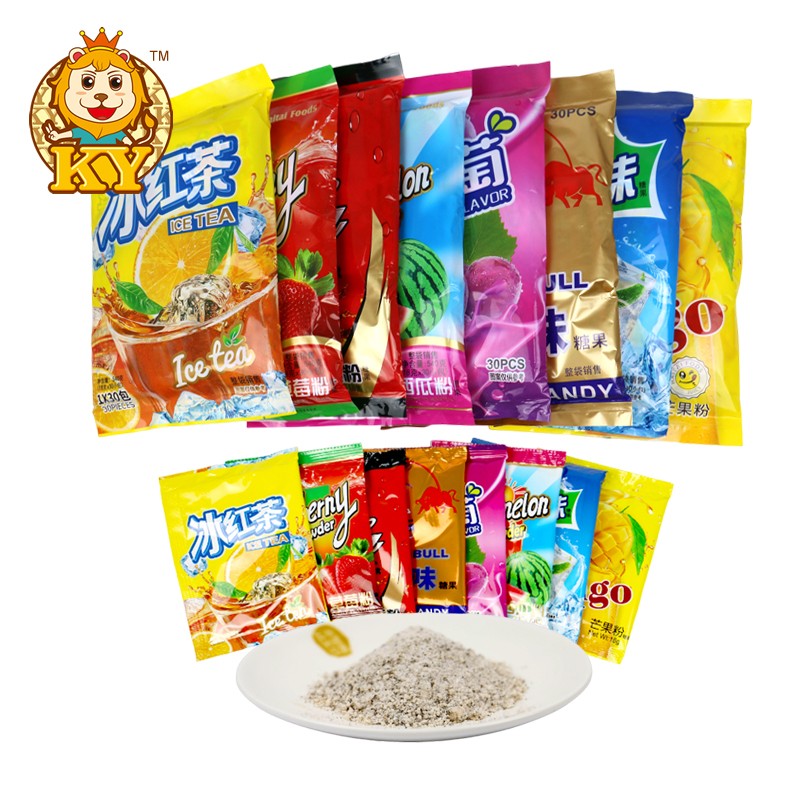 2 in 1 Sour Powder Candy Factory - Hot Selling Strawberry Blueberry Flavor