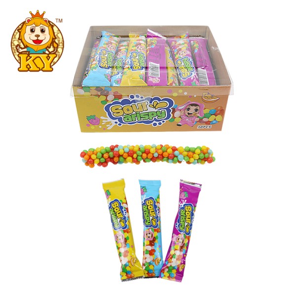 Long Multi-colored Candy Manufacturer - Wholesale Sour Fruity Flavor Chewy Crispy