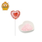 Heart Shape Lollipop Factory - Wholesale Fruity Flavor with Sour Powder