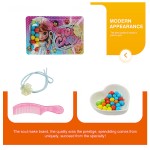 Hair Rope and Comb with Candy Manufacturer - Kid's Colorful Tablet Candy