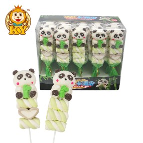 Panda Shape Marshmallow Lollipop Manufacturer - Wholesale Custom Big Size in Box