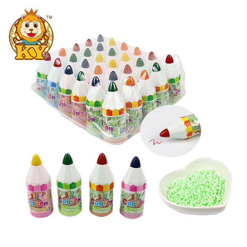 Pen Bottle Shape Powder Candy Supplier - Manufacturer Wholesale Sour Crayon Style