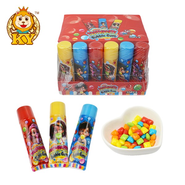 Bubble Gum in Bag Factory - Manufacturer Wholesale Sweet Fruity Flavor