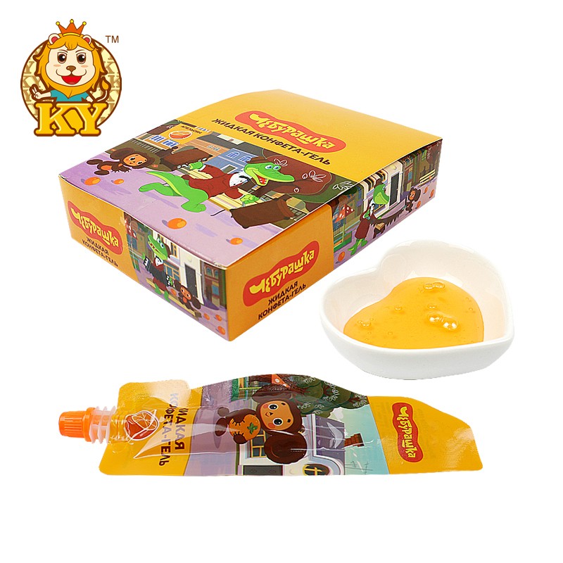 Orange Flavor Liquid Candy Supplier - OEM Custom Unique Taste Sour Jam