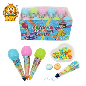 Microphone Crayon with Chocolate Manufacturer - Wholesale Sweet Chocolate Beans