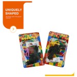 Plastic Gun Toy with Candy Supplier - Wholesale Colorful Puffed