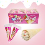 Ice Cream Marshmallow Supplier - Halal Cone-shaped Filled