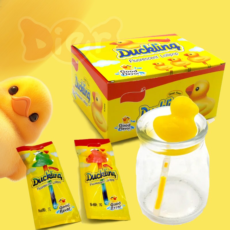 Duck Lollipop Manufacturer - Halal Glow Stick Lollipop